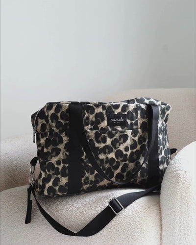 sac à langer lépard